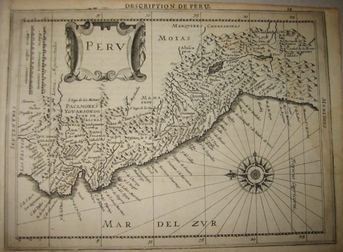 Mercator Gerard - Hondius Jodocus Peru 1630 Amsterdam